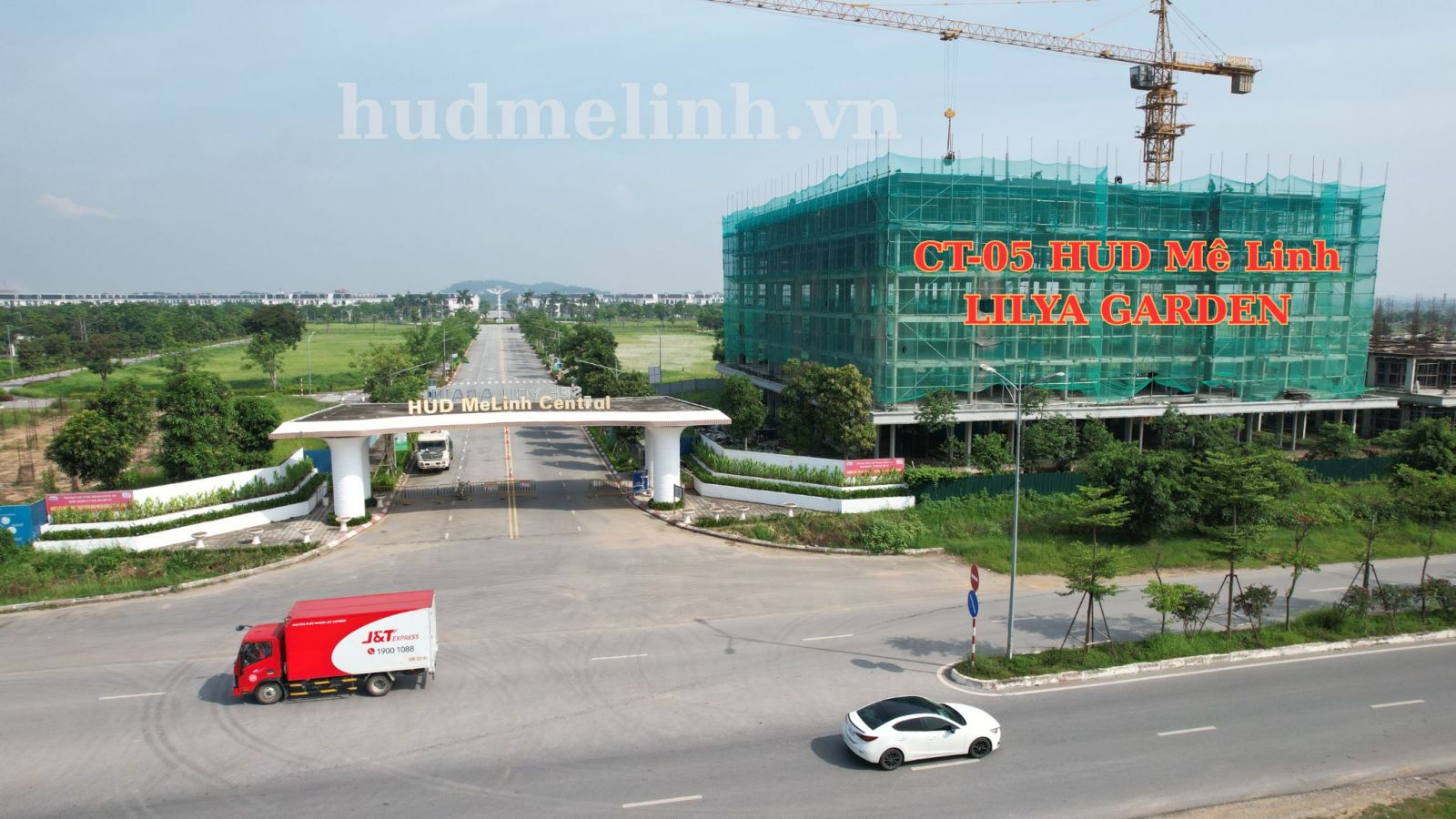 Tiến độ xây dựng CT5 HUD Mê Linh