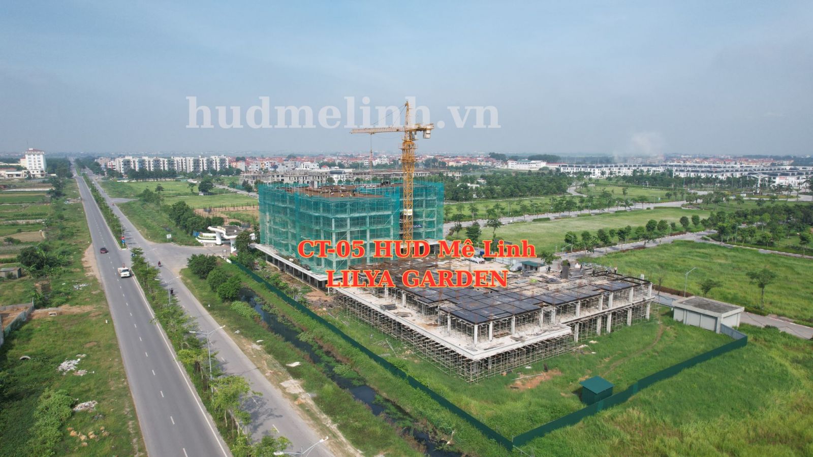 Tiến độ xây dựng  CT5 HUD Mê Linh