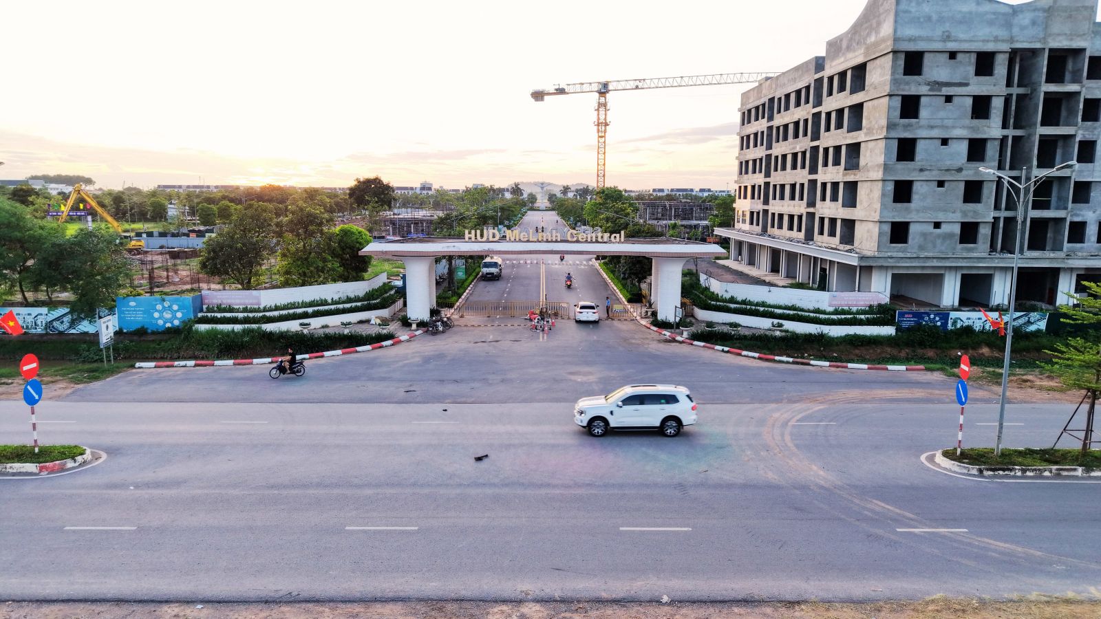 Tiến độ xây dựng CT5 HUD Mê Linh